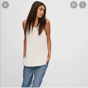 Wilfred Free Ornella tank in White XS but fits a small
